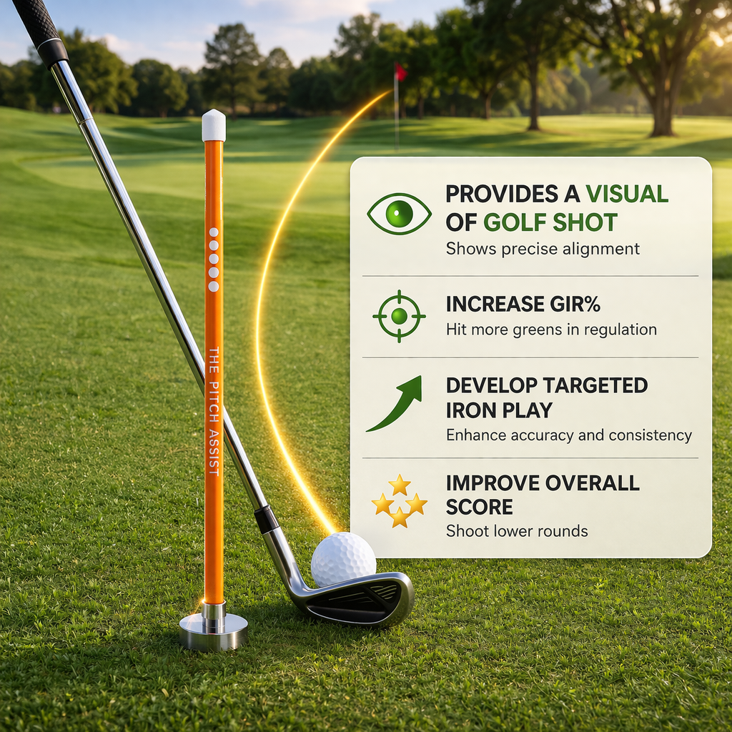 The Pitch Assist Golf Magnetic Alignment Rods